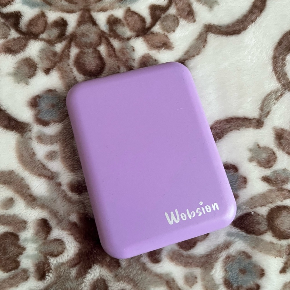 Lavender Websion Lighted Compact Mirror